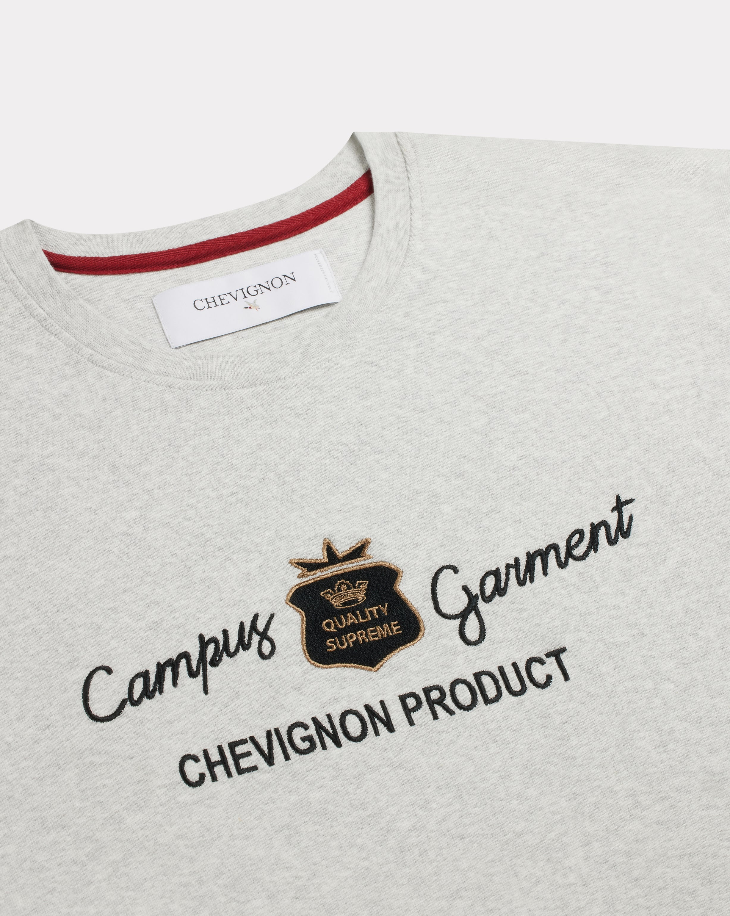 T-SHIRT CAMPUS TEE GRIS GRIS