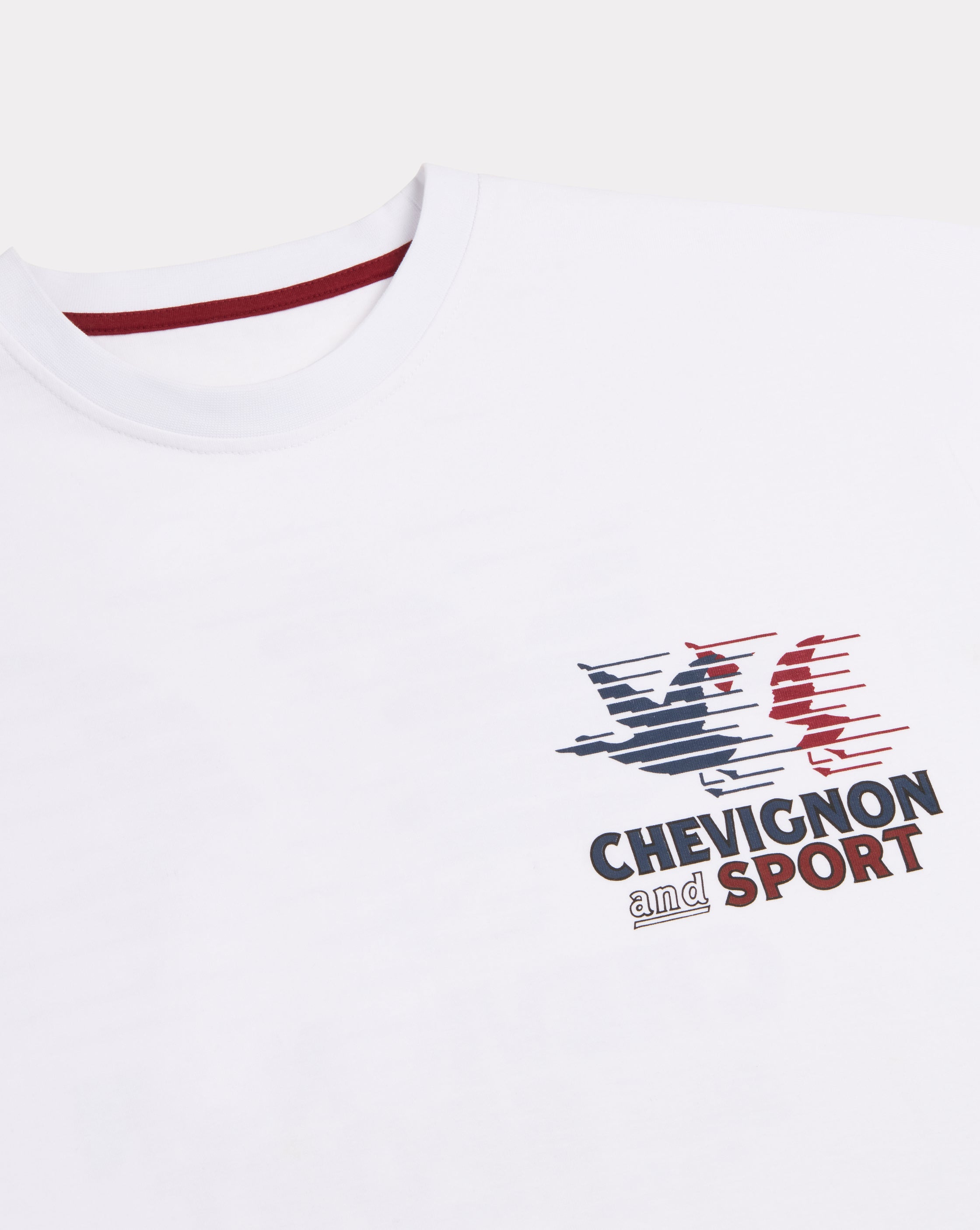 WHITE SPORTS T-SHIRT