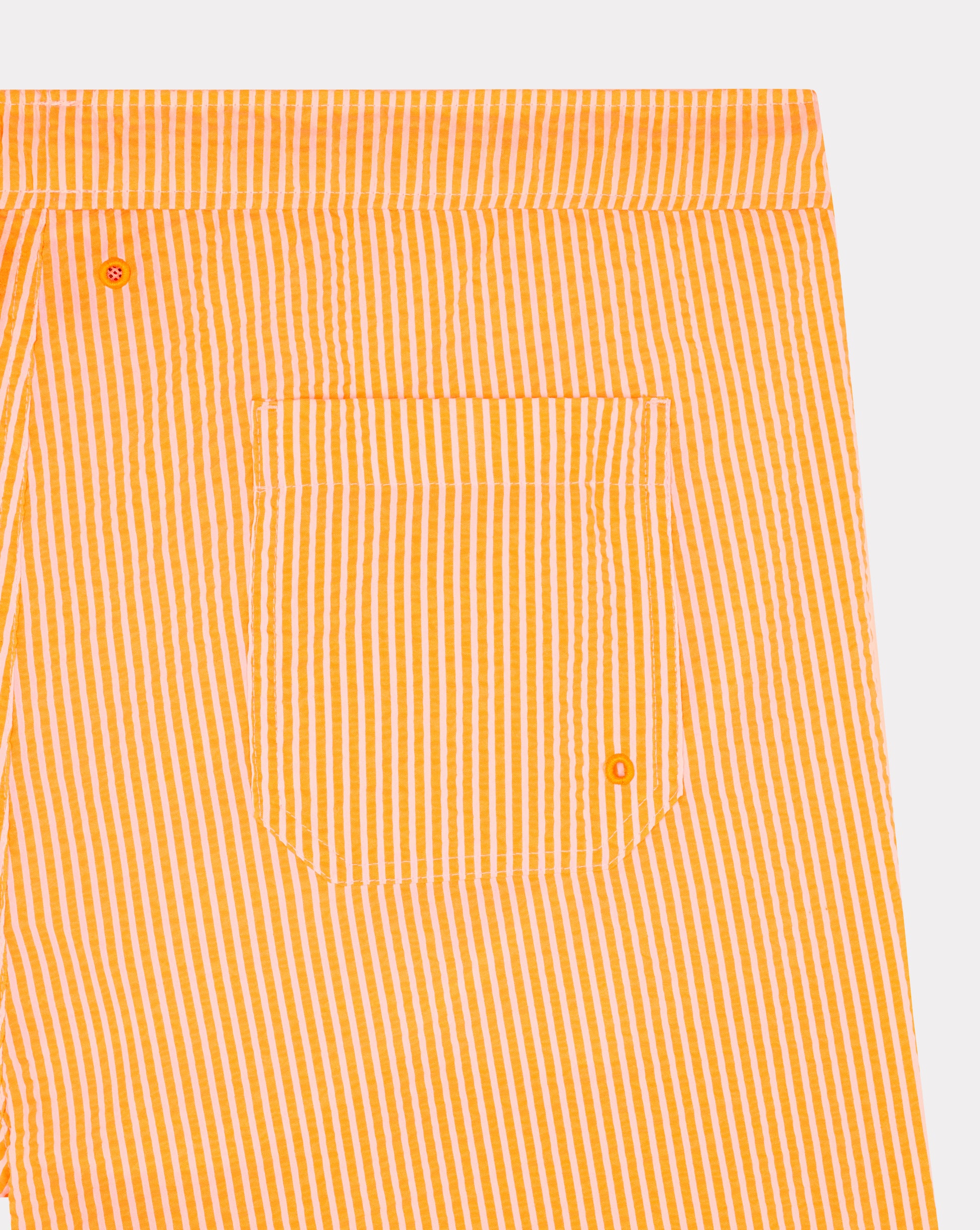 DUCK SWIM STRIPE ORANGE SWIMSUIT